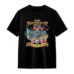 2026 World Cup Final Commemorative T-Shirt MetLife Stadium New Jersey Football