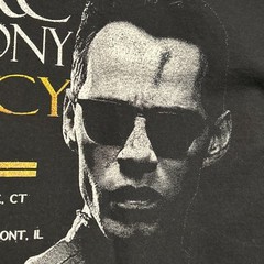 Marc Anthony Shirt Concert Band Tour Latin Hip Hop Jazz Unisex Sz XL Black 2018