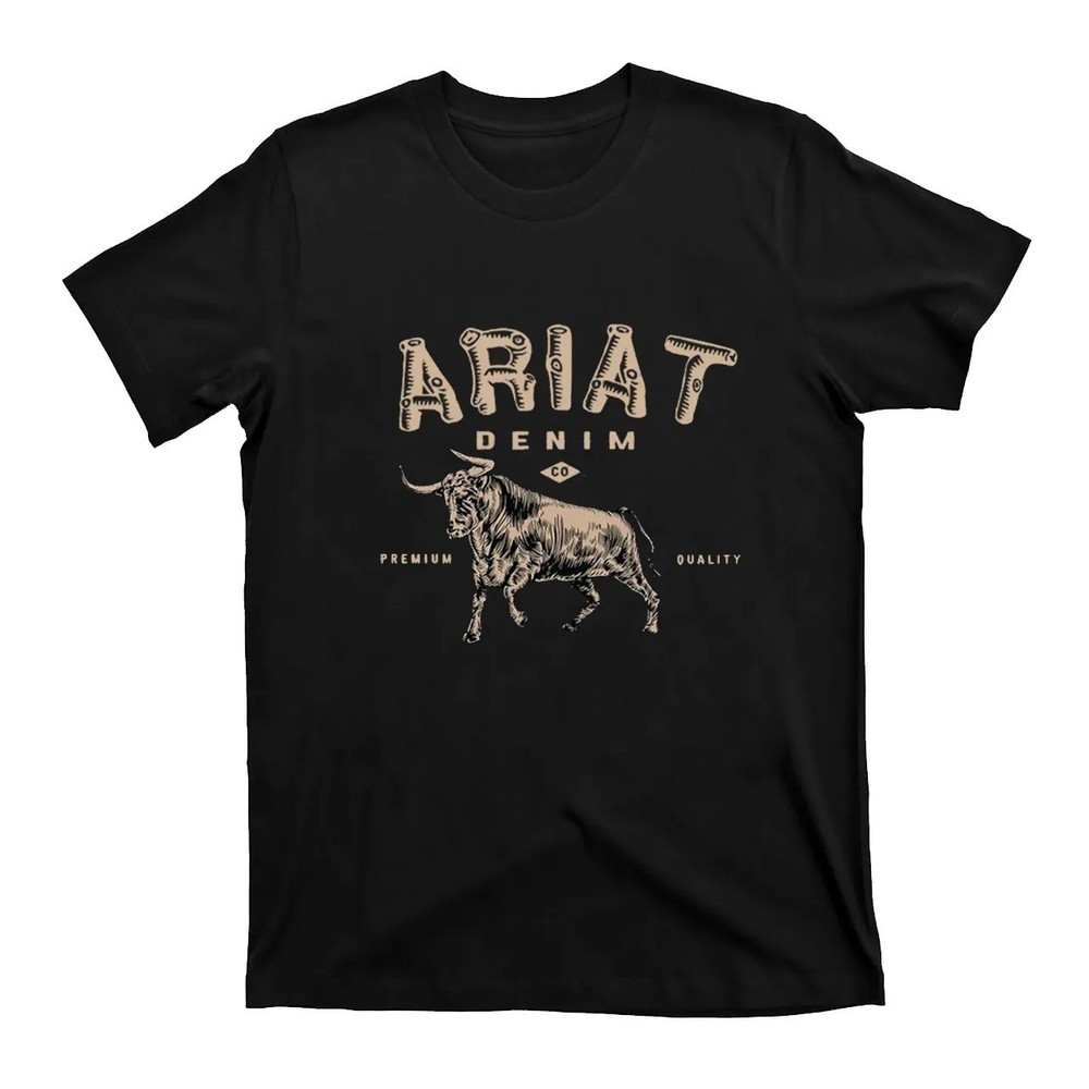 Western Bull Cowboy T-Shirt Rodeo Texas Country Graphic Shirts For Men