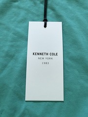 Kenneth Cole Men’s T Shirt Stretch Breathable Soft Cotton Deep Aqua Size Large