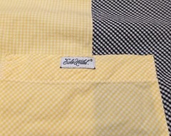 Vtg Ecko Unltd Shirt Men 2XL Blue Plaid Patch Colorblock Pastel Fun Chambray