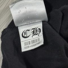 Mens Chrome Hearts USA Black Scroll Pocket T Shirt Size Large