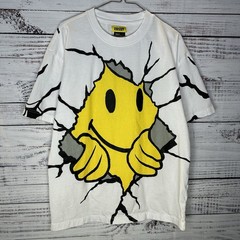 Chinatown Market x Smiley All Over Print AOP Graphic T-Shirt White Men’s Large