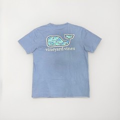 Vineyard Vines Men SS Whale Pocket Crew Tee T-Shirt “SCHOOL OF TUNA WHL FL”