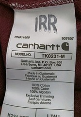 NEW Mens Carhartt Loose Fit Logo Long Sleeve Shirt Large Tall LT (IRREGULAR)