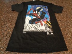 HUF x Marvel Adult Small Spider-Man Split T-Shirt Black 🕸️ New NWT