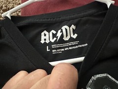 3x Adult Men’s Large L Rock Band T Shirts Led Zeppelin ACDC Rolling Stones NWOT