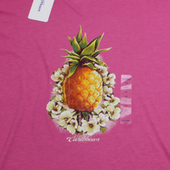 Caribbean Men’s Big & Tall Tropical Graphic Tee Pineapple XLT 2XLT 3XLT NWT $40