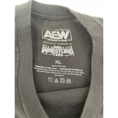 Inner Circle AEW Wrestling Chris Jericho Black Tshirt Spray Paint Graphic Sz XL