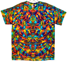 Tie Dye Shirt | Rainbow Blotter Scrunch | Handmade | Unisex | Tall | Women’s