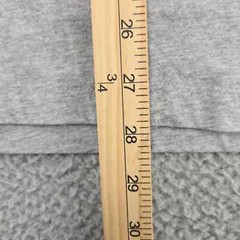 True Religion Shirt Mens Large Gray Heather Spellout Long Sleeve Crew Neck