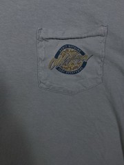 Old Row Deny Everything Comfort Colors Grey Buck Casual Outdoors Men’s T-Shirt L