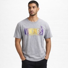 Minnesota Vikings NFL Team Apparel Gray Short Sleeve T Shirt XL