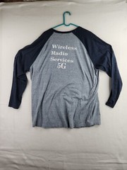 Wireless Radio Logo Long Sleeve T-shirt Mens 2XLT