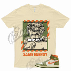 ENERGY T Shirt for 1 High Celadon Sky J Light Olive Bright Mandarin Coconut Milk
