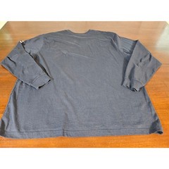 Carhartt Long Sleeve T-Shirt Mens 2XL Navy Blue Loose Fit K231 Graphic Logo