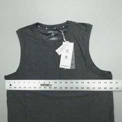 Kenneth Cole Tech Muscle Tee 4 Way Stretch Recycled Black Heather