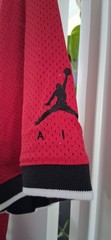 Nike Air Jordan #23 Mesh Red Short Sleeve Baseball Basketball Jersey Shirt Med