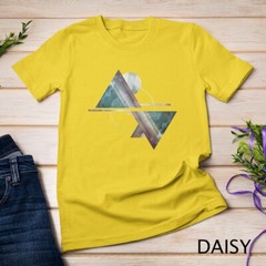 Geometric Mountains T-Shirt- Abstract Mountain Camping Tee Unisex T-shirt