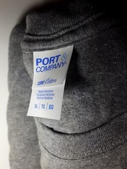 Lot of (20) Port & Company PC54 Core Cotton 5.4oz T-Shirt Graphite Heather XL