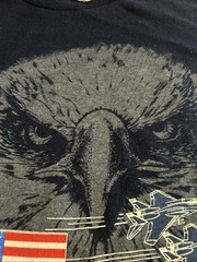 Vintage 90s Desert Storm Gulf War T-Shirt Size XL U.S.A. Eagle F-16 Fighter Jets