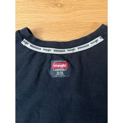 Wrangler Workwear Mens XL Black Short Sleeve Pocket T-Shirt Cotton Tee