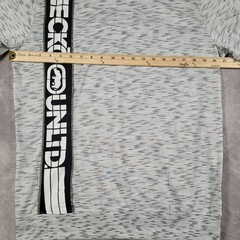 Ecko Unltd Hoodie Mens Medium White Space Dye Short Sleeve Pullover Shirt Street