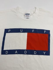 Vintage 90s 00s Puff Daddy Tommy Hilfiger Flag T-Shirt Size Large