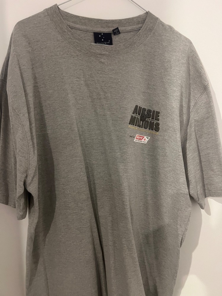 Aussie Millions ATP Poker Shirt Grey Large