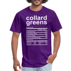 Collard Greens Nutrition Facts T-Shirt