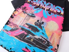 NEW Godspeed Sunset Beach Yacht print Tee Mens Short sleeved T-shirt