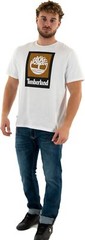 Timberland Men’s Square Stack Logo Short Sleeve T-Shirt