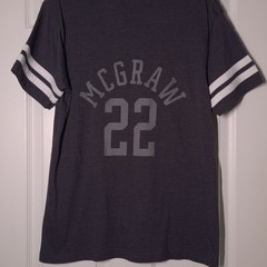 Tim McGraw: Humble & Kind USED Jersey-Style Shirt (M, Gray, Country Music, 22)