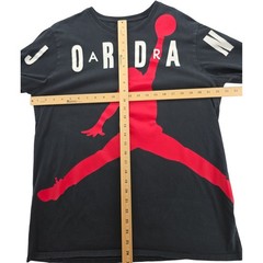 Air Jordan Jumpman Spellout Big Jumpman Logo Graphic Black T-Shirt Men’s XL