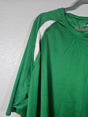 Reebok Men’s Hydro Move Athletic Green White Short Sleeved Shirt Size XL