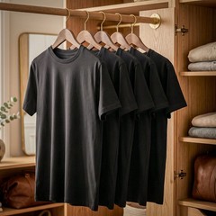 Men’s 5 Pack Stars and Stripes T-Shirts | Plain Cotton Short Sleeve Multipack