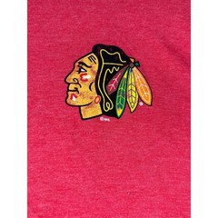 Fanatics Mens NHL Chicago Blackhawks Graphic T Shirt XL Orange Red Hockey NWT