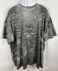 Xtreme Couture Skull & Bones Double-Sided AOP T-Shirt Men’s Size 5XL