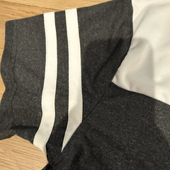 Brooklyn Standard Men s Athletic T-Shirt- Gray with white panel design -Size M