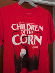 Children Of The Corn Shirt Men’s Red Horror Movie Tee L
