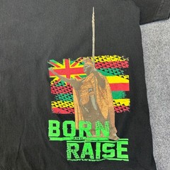 Shaka Active Born and Raise Hawaii King Kamehameha Black Graphic T-Shirt 3XL