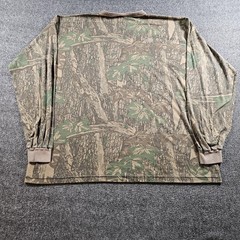 Ace Sportswear Shirt Mens XL Brown Camo Long Sleeve Pocket T-Shirt Hunting USA
