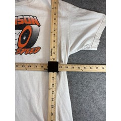 Vintage Y2K Bronson Speed Co. Built for Speed Graphic T Shirt Mens Large White