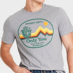 Goodfellow & Co Men’s Short Sleeve Graphic Tee Shirt X-LARGE Smokey Bear Says