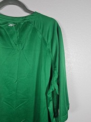 Reebok Men’s Hydro Move Athletic Green White Short Sleeved Shirt Size XL