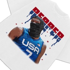 Kevin Durant Slim Reaper KD USA Ski Mask Revenge Team Custom Design Graphic Tee