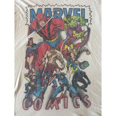 Marvel Comics Graphic T-Shirt Mens 2XL White Avengers Spider-Man Hulk Thor Tee