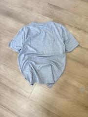 BOSS Mens Gray Marl Outline Logo Crew Neck T-Shirt