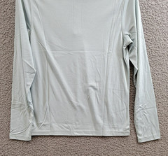 Alfani Alfatech Solid Henley Neck Shirt Men’s S Cloud Blue Long Sleeve Pullover
