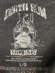 Death Row Records Rap Tees Shirt Mens Large Black Iconic Electric Chair Crewneck